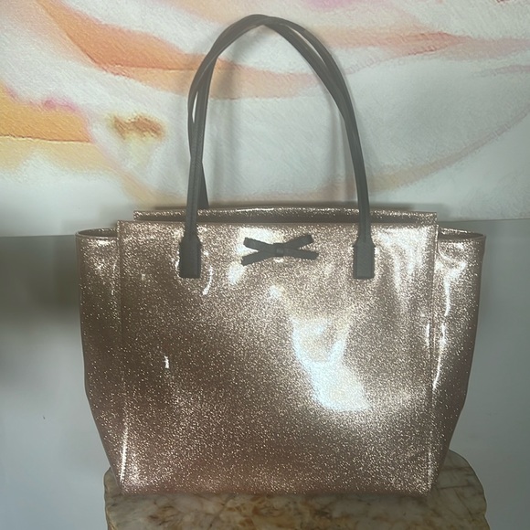 kate spade Handbags - Rose Gold Glitter Kate Spade Large Tote Bag